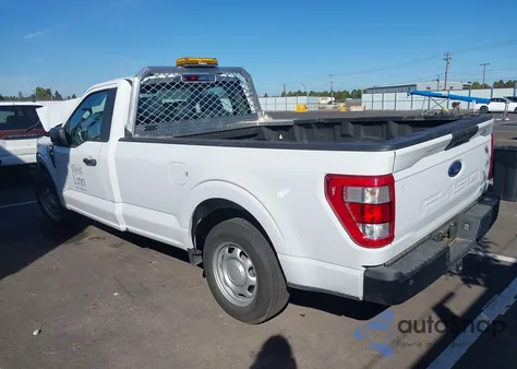 2022 Ford F-150 Xl из США, поврежденный, VIN 1FTMF1CB0NKF06071